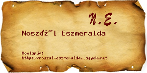 Noszál Eszmeralda névjegykártya